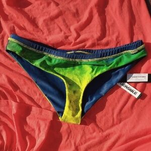 Bikini  Reversible Bottom  XL "WAVE LIFE" NWT